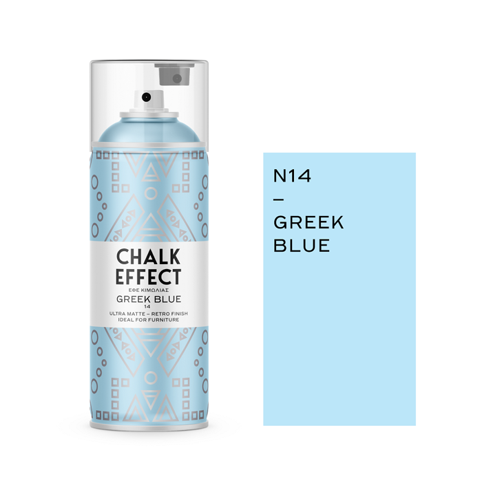 Xroma Kimolias se Spray Chalk Effect Greek Blue No 14, 400ml